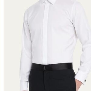 Simplicity Men's Elegant White Dress Shirt